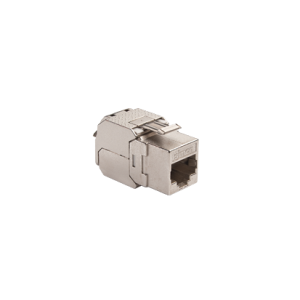 For various series computer socket RJ45 insert cat. 5e, shielded (FTP), (Accessory), stainless steel — image 1
