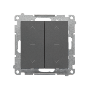 Simon 55 pictogram keys for SZW2M mechanisms: SZP2M, graphite mat — image 1