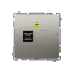 Satin, metallized
