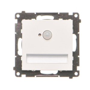 Simon 55 LED luminaire with motion sensor, 14V, (module), white matt — image 1
