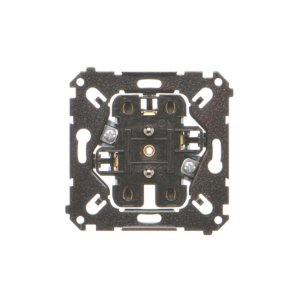 Simon 55 double socket outlet with earthing, Mechanism, 16A, quick connection, black — image 1