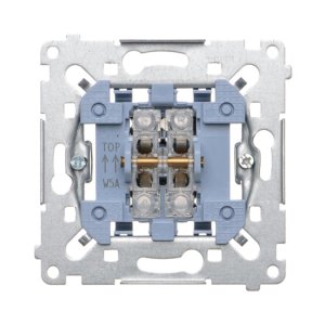 Simon 54 two gang switch, (Mechanism), 16AX, quick connection — image 1