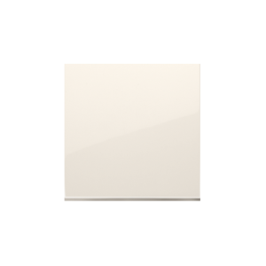 Simon 54 single button for switches and push buttons, cream white/electro white — image 1