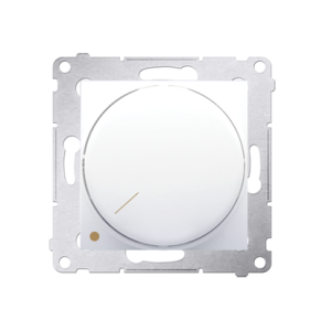 Simon 54 rotary dimmer for dimmable LED bulbs, white — image 1