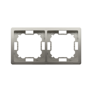 Satin, metallized