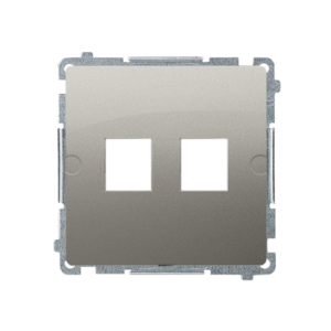 Satin, metallized