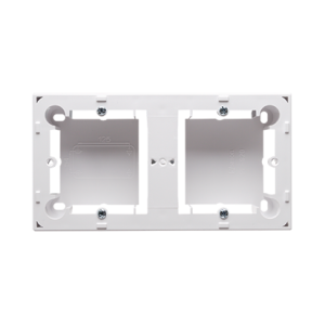 Simon Basic Standard, Simon Classic double surface mounted box, white — image 1
