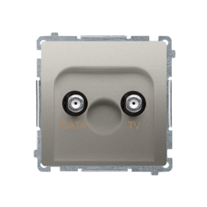 Satin, metallized