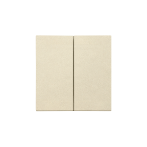 Simon 55 double button for switches and push buttons, champagne matt — image 1
