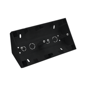Simon 55 double surface mouted corner box, black matt — image 1