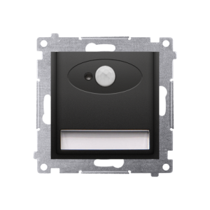 Simon 54 LED luminaire with motion sensor, 14V, black matt — image 1