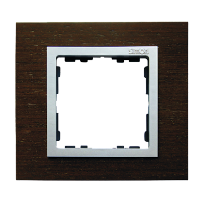 Simon82 Nature single frame, wood, wenge / Aluminum matt