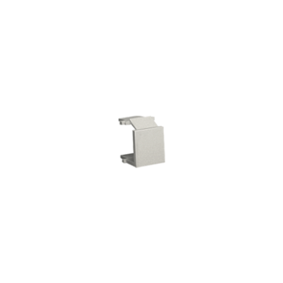 For various series RJ45/RJ12 blind for IT/telephone socket, satin, metallized