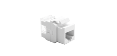 For various series computer socket RJ45 insert cat. 5e, unshielded (UTP), (Accessory), white
