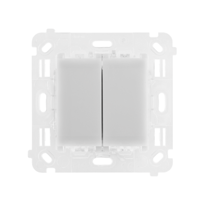 Simon 54 Touch double roller blind switch 230V, 2A, Screw