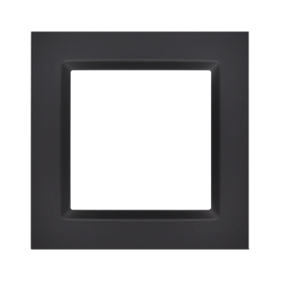 Simon 10 single frame, black matt