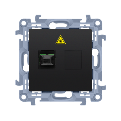 Single fiber optic socket