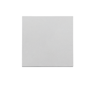 Simon 55 single button for switches and push buttons, matt aluminum