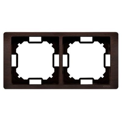 Simon Basic Neos double frame, mahogany metallic
