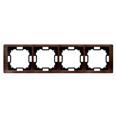Simon Basic Neos quadruple frame, oak metallic