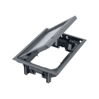 Floor box, FB, Rectangular, 8×K45, with lock, 297×216mm, IK08