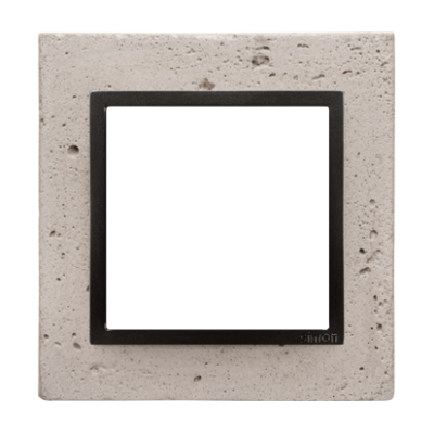 Simon 54 Nature single concrete frame, light concr/anthracite