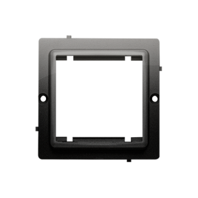 Simon Basic pereinamasis adapteris, skirtas 45x45 mm jungties tipui, matinė juoda