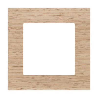 Simon 55 Nature single frame, wood, light oak