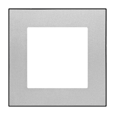 Simon 55 single frame, black base, aluminum