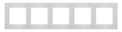 Quintuple frame, metal
