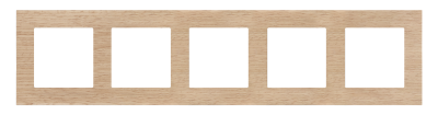 Quintuple frame, wood