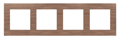 Quadruple frame, wood