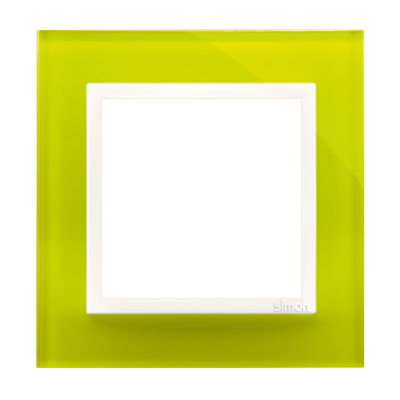 Simon 54 Nature single frame, glass, sorbet lime
