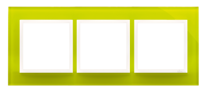 Triple frame, glass
