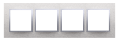 Quadruple frame, metal