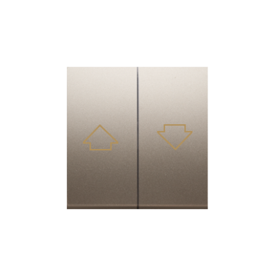 Simon 54 roller blind rockers for SZP1WM, gold matt, metalic