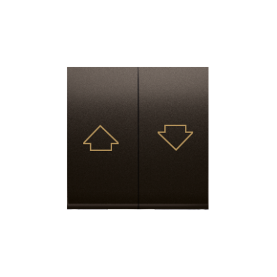 Simon 54 roller blind rockers for SZP1WM, bronze matt, metalic