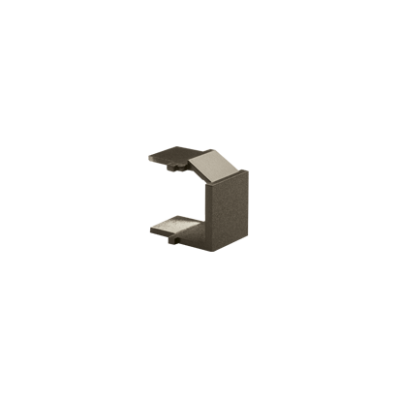 For various series RJ45/RJ12 blind for IT/telephone socket, (Accessory), bronze matt, metalic