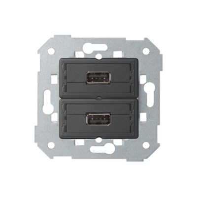 Simon 82 2 x USB (2.0) type A socket, female