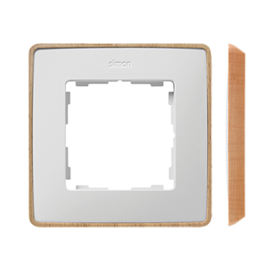 Single frame, wood base