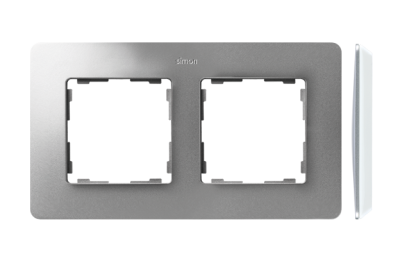Double frame, white base