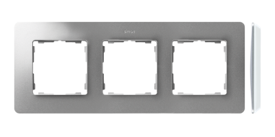 Triple frame, white base