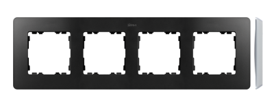 Quadruple frame, aluminium base