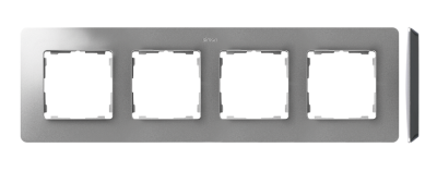 Quadruple frame, black base