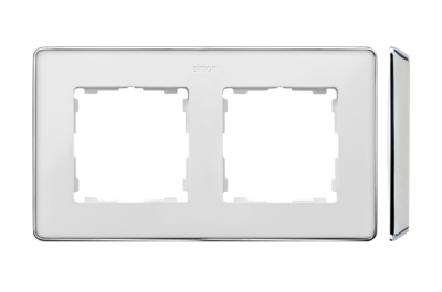 Double frame, chrome base