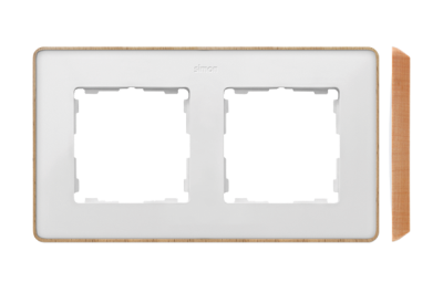 Double frame, wood base