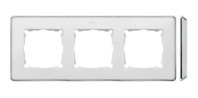 Triple frame, chrome base