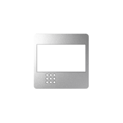 Simon 82 cover for remote controlled products, aluminum