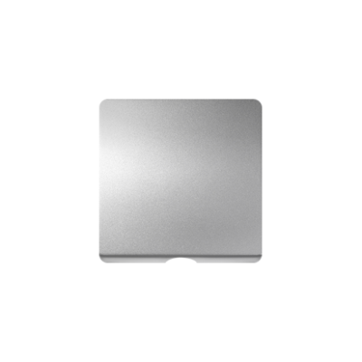 Simon 82 cover for loudspeaker socket / cord switches, aluminum