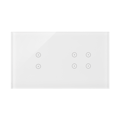 Touch panel 2 modules, Modul 1: 2 vertical touch fields, Module 2: 4 touch fields, Fixing: horizontal